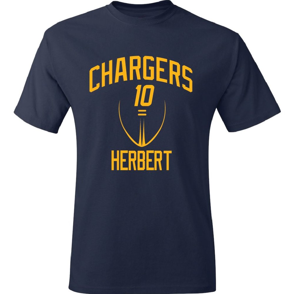 Chargers Justin Herbert Training Camp Jersey Tee